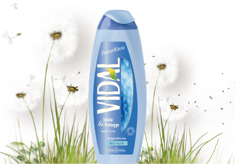 gel douche vidal talcum ml.500